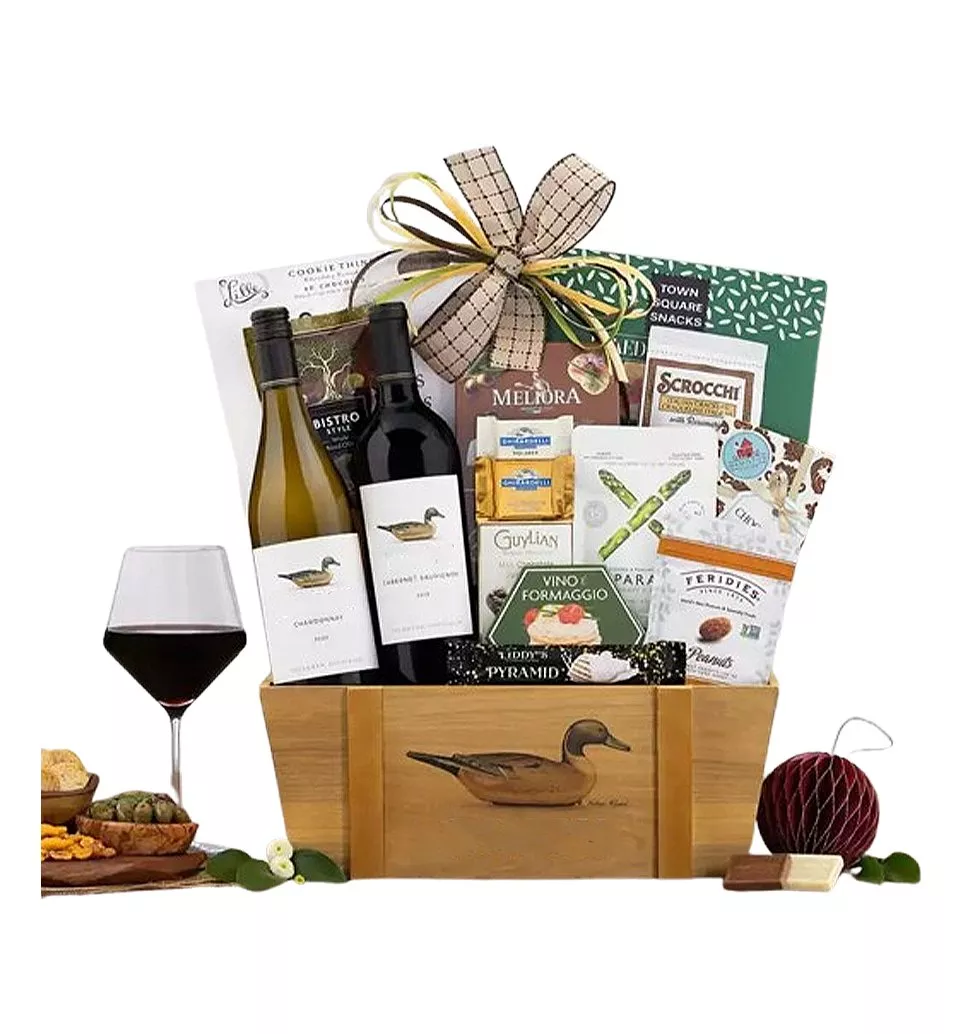California Wine & Gourmet Indulgence Basket