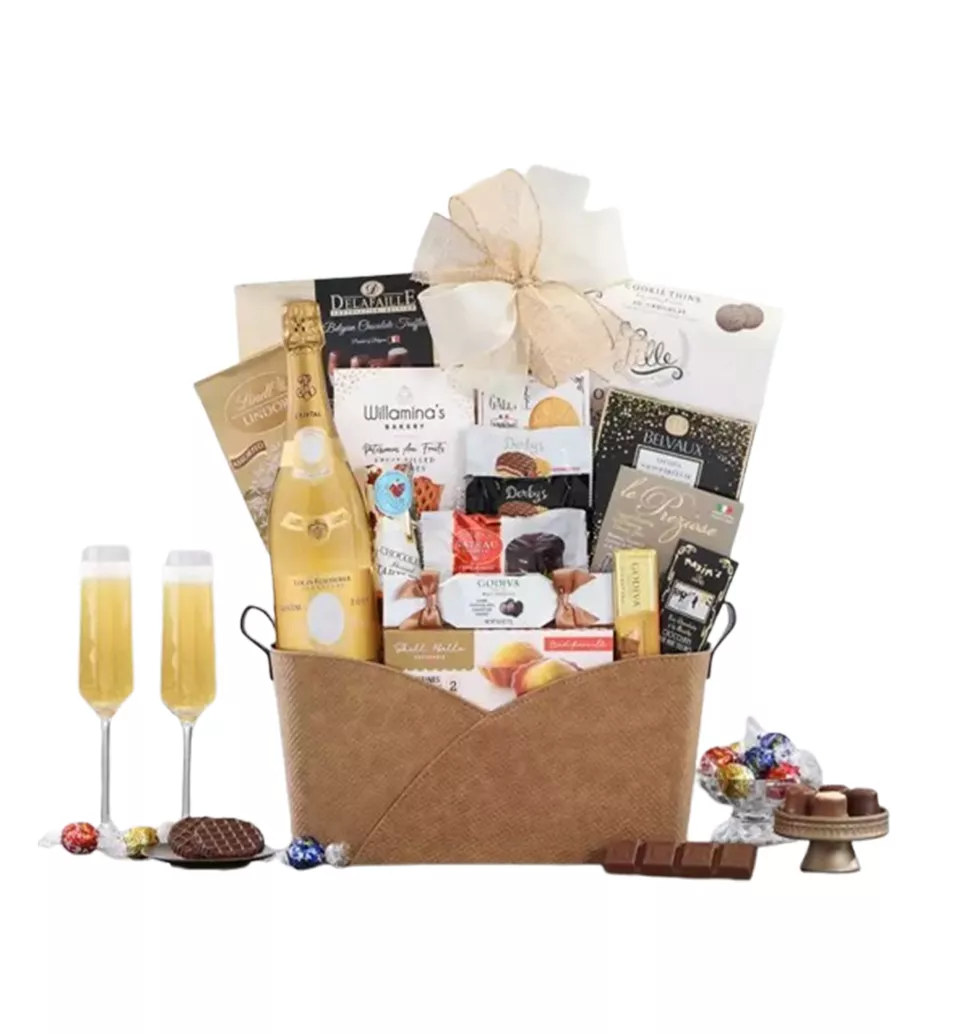 Luxury Champagne and Chocolate Indulgence