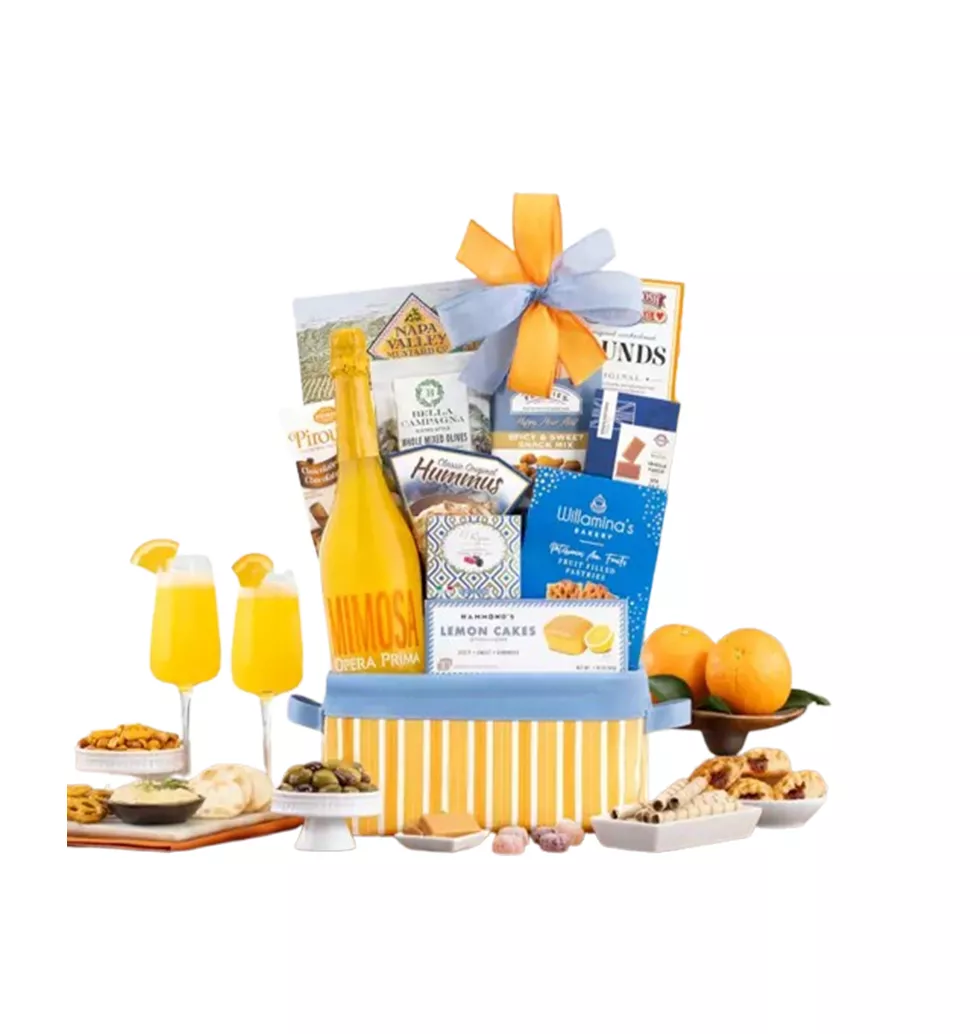 Mimosa and Chocolate Lovers Basket